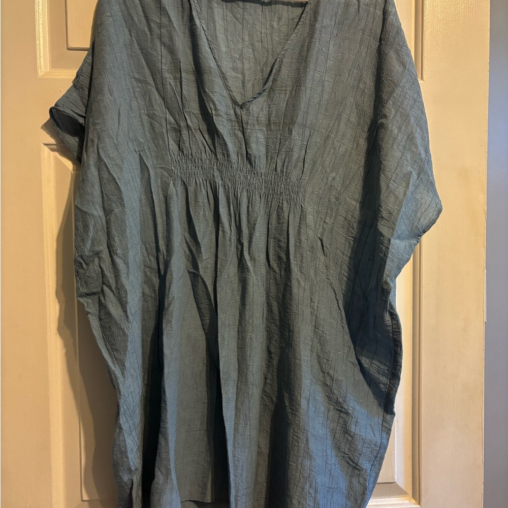 Umgee pale Blue Tunic Dress